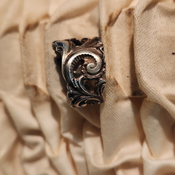 Artisan Made Antique Spoon Ring Sz 7.5 - Picture 4 of 7